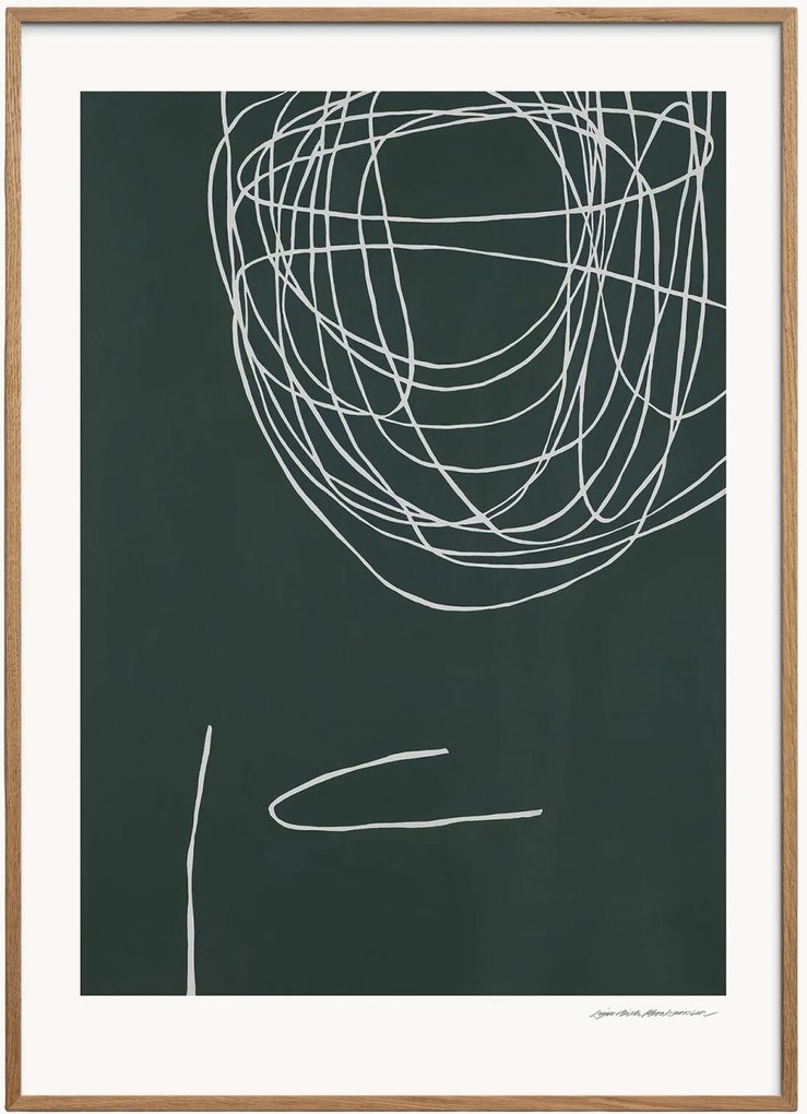 Ingelijste digitale print Rising