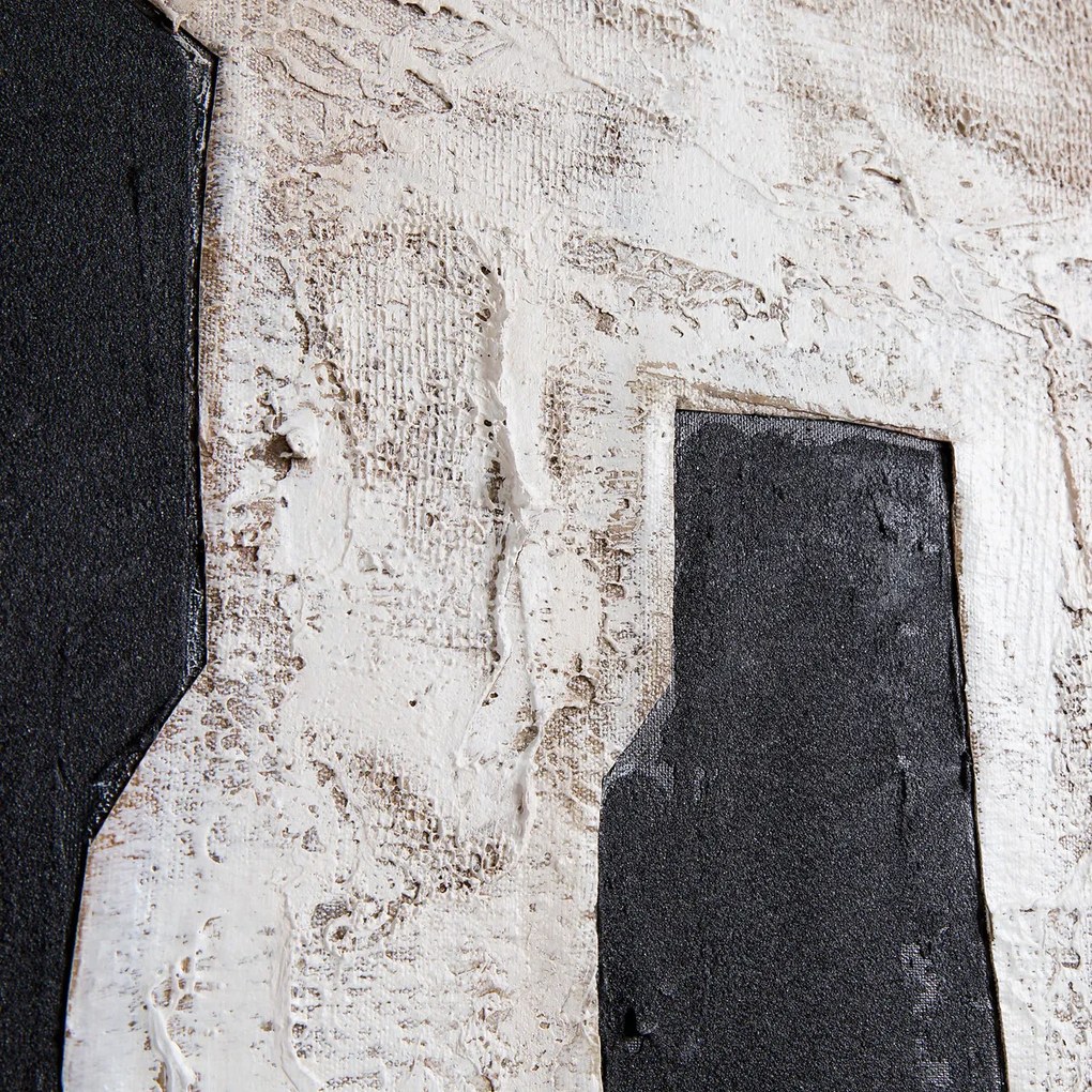 Wandkader, handgeschilderd met stofapplicatie, APIA