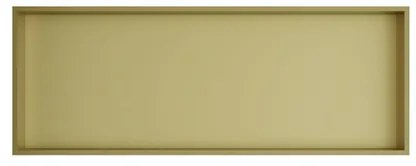 Hotbath &MORE Inbouwbox of inbouwnis - 30x80x10 - Geborsteld messing PVD BOX080BBP