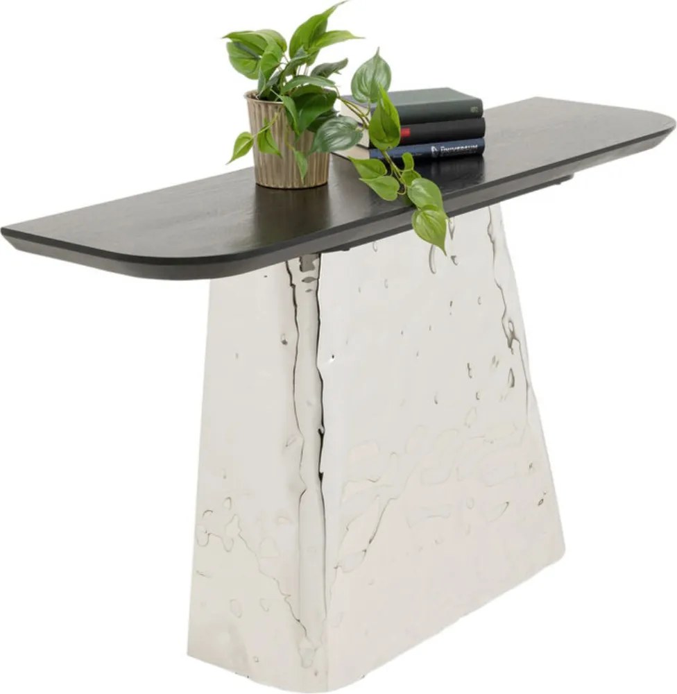 Sidetable Chroom - 138 X 38cm.