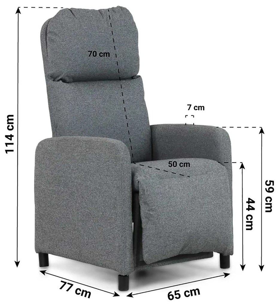 Lifestyle Garden Furniture Real Bistrostoel Textiel Grijs