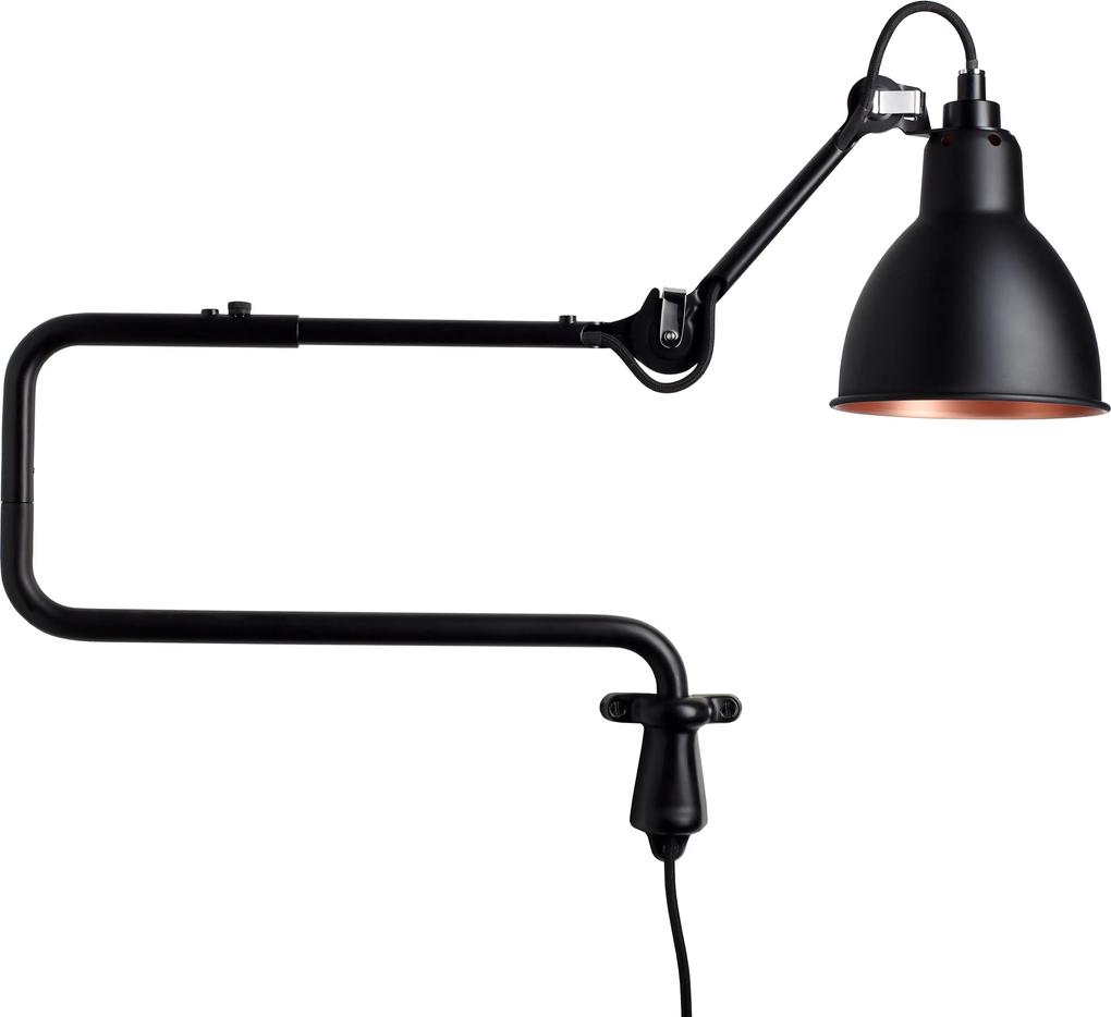 DCW éditions Lampe Gras N303 wandlamp zwart met koper