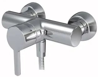Plieger Goo douchekraan z. omstel m. koppelingen HOH=15cm m. hendel chroom