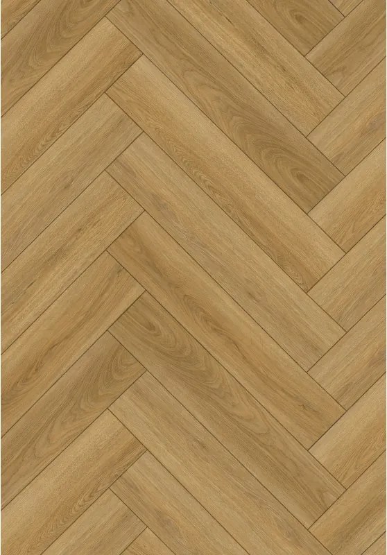 Mexen Chattanooga  vinyl panelen visgraat 570 x 95 mm LVT Dryback 2,5 mm, PVC onderlaag, 4 V-voeg, Eik