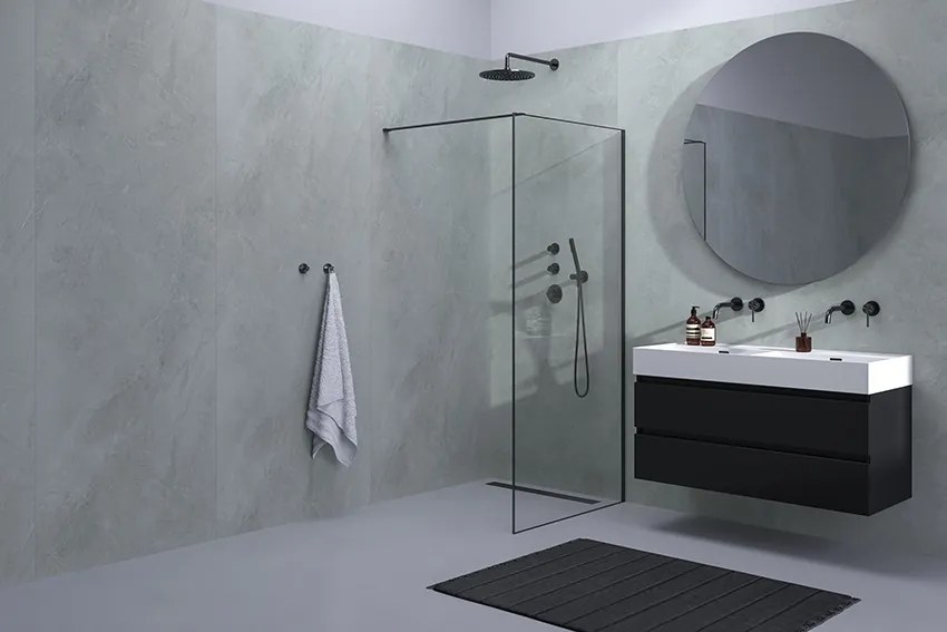 Wall4U Marble wandpaneel kliksysteem 260x95cm lichtgrijs