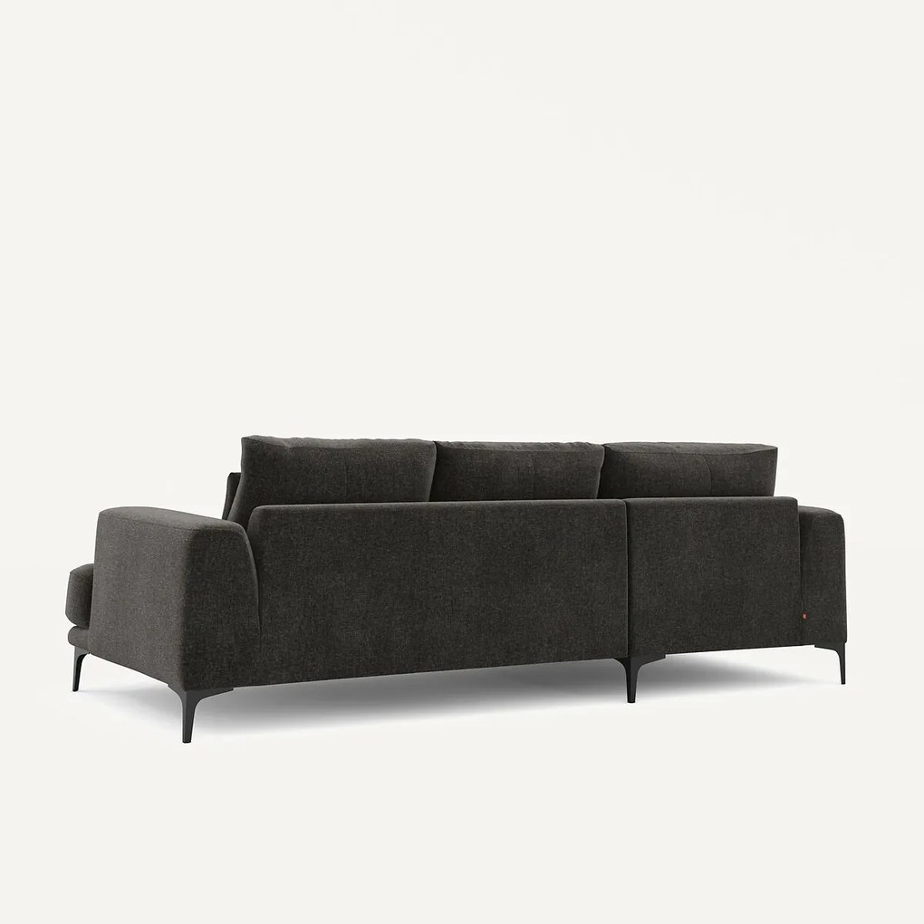 Hoekbank links fluweel chenille, Marsile