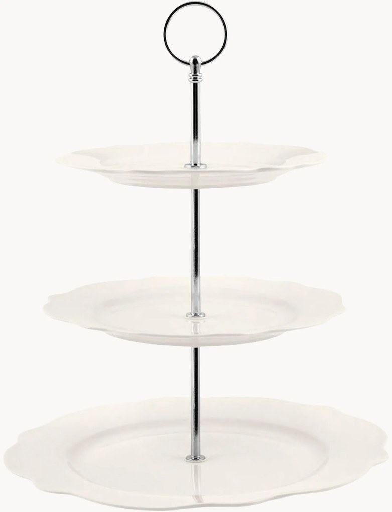 New Bone China taartplateau Gemma, 3 niveaus
