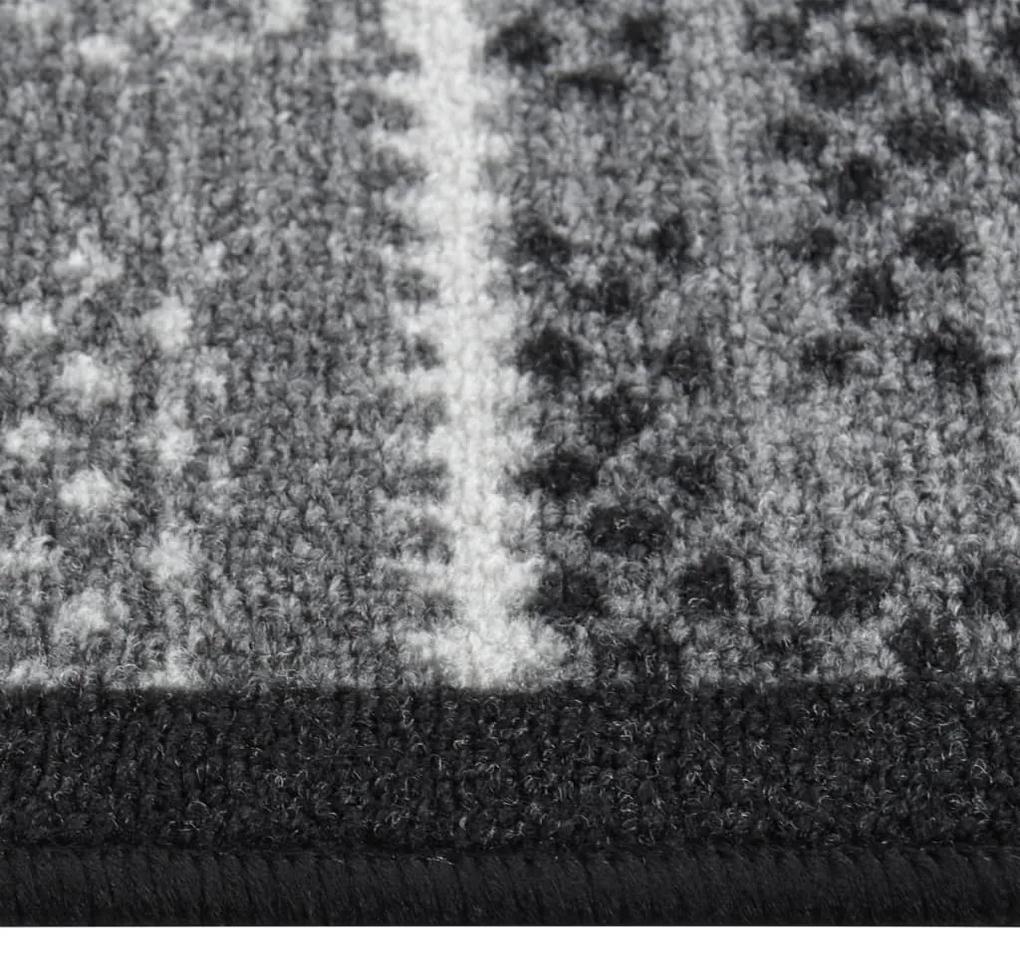vidaXL Tapijtloper 80x150 cm zwart