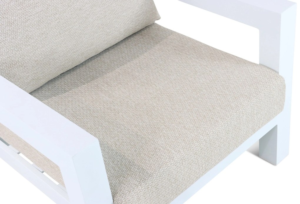 Tuinstoel Aluminium Wit Lifestyle Garden Furniture Luca
