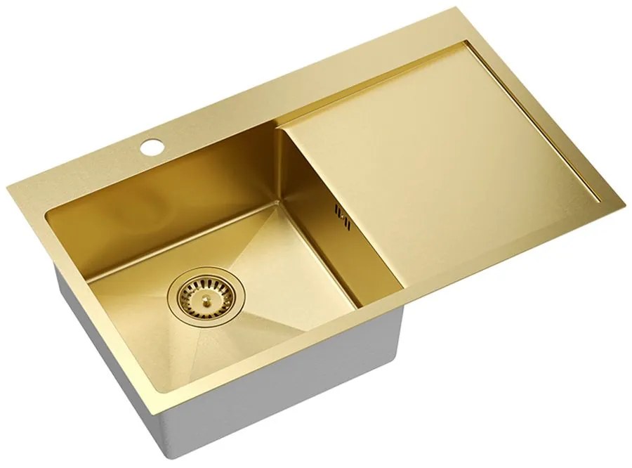 Stalen spoelbak RUSSEL 111 Gold