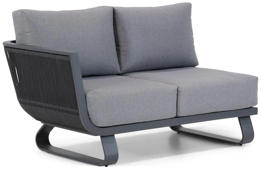 Hoek loungeset 6 personen Aluminium/rope Grijs Santika Furniture Santika Corniche