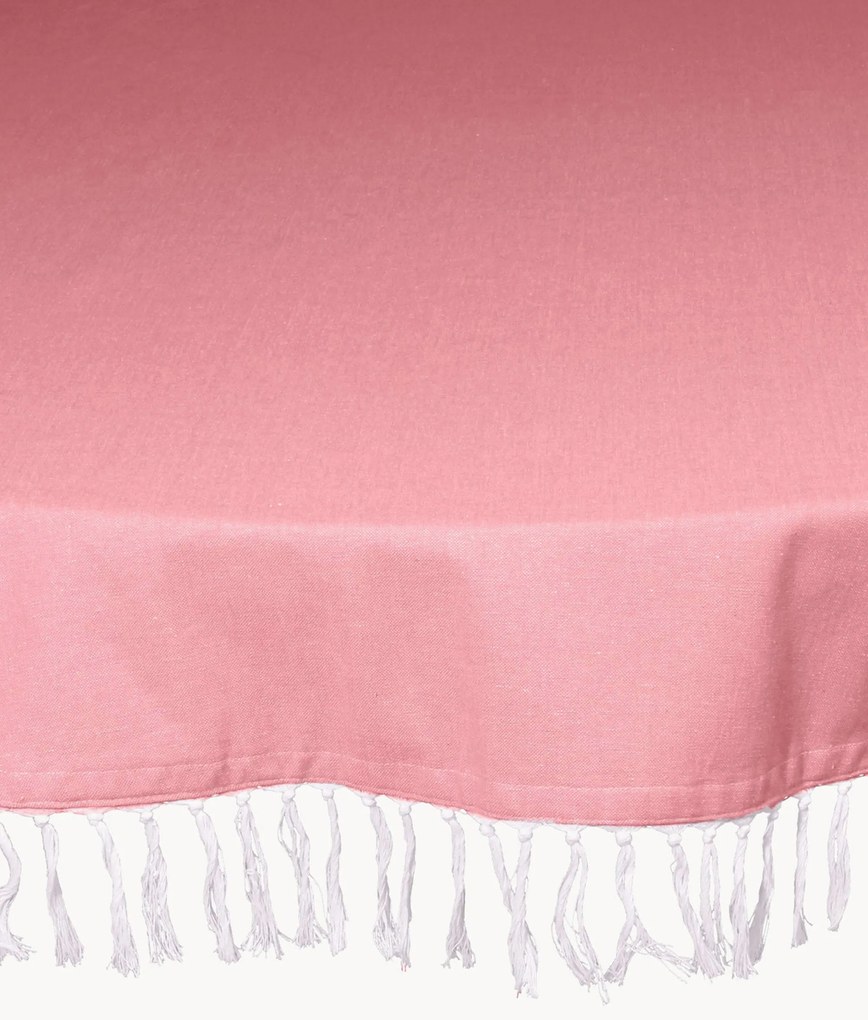 Rond katoenen tafelkleed Chambray