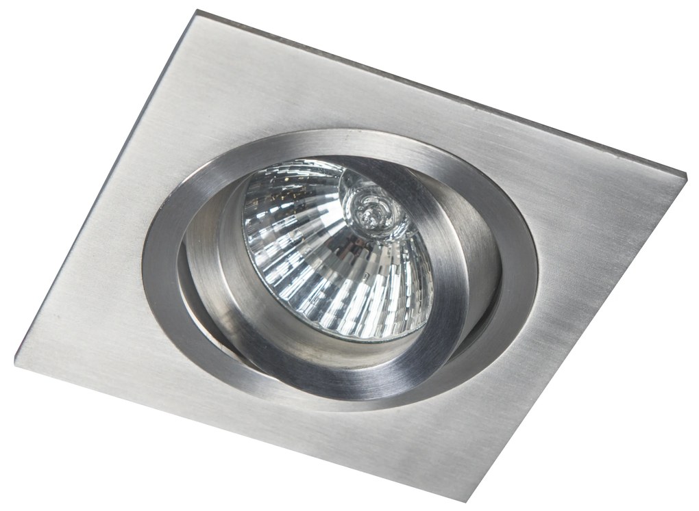 Set van 6 Inbouwspot staal kantelbaar - Lock 1