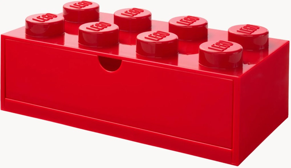Kinderen LEGO opberglaadje Brick met 8 knoppen