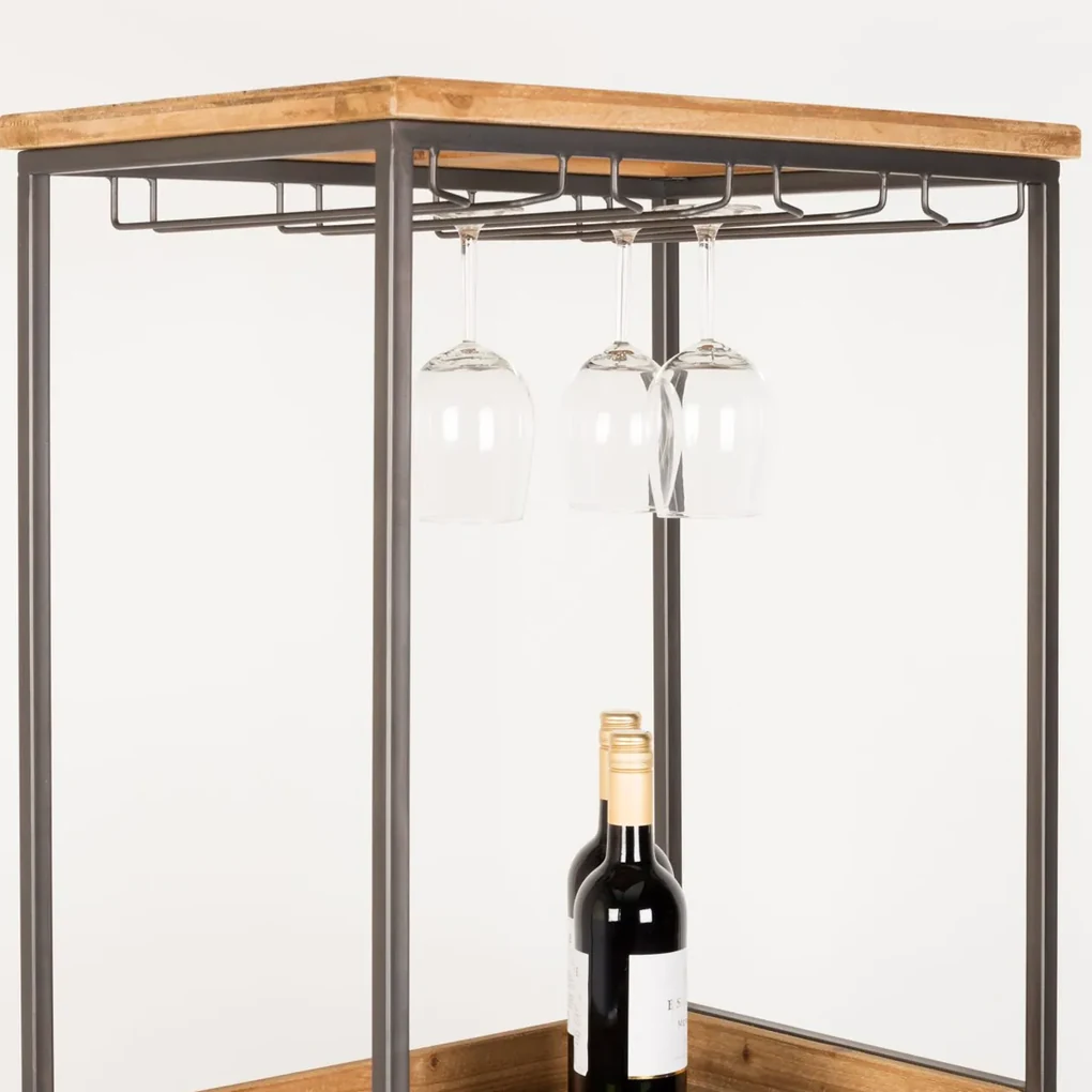 Hoog Wijnkabinet - 60x40x171cm.