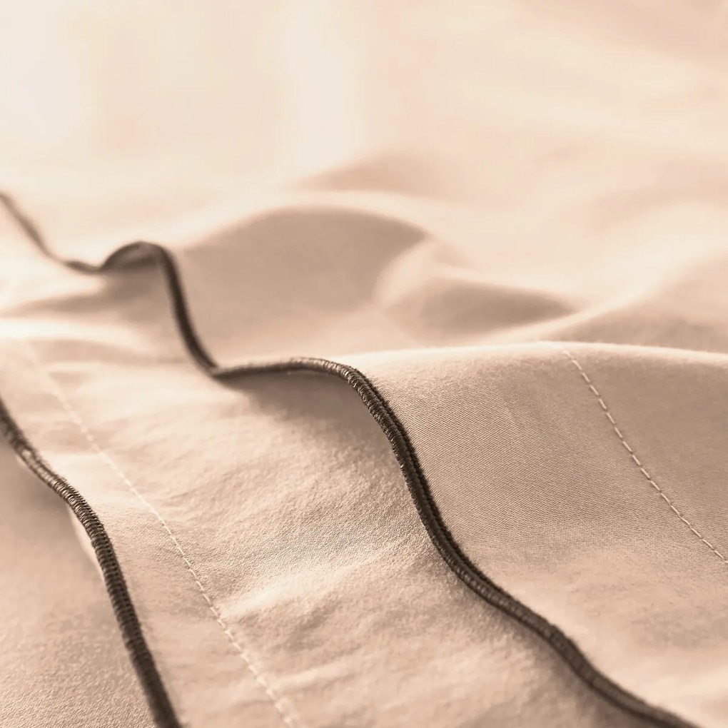 Dekbedovertrek van gewassen katoensatijn, 118 draden, Victor uni