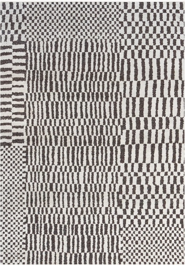 Wasbaar jacquard in- & outdoor vloerkleed Berber