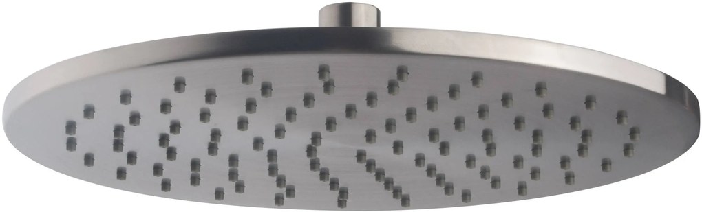 Saqu Shine Hoofddouche Ø25 cm Gebrosteld Staal