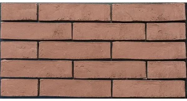Vtwonen Brick Basic 5x20cm Gebakken Steenstrip 20mm Terra Mat Rood 634809003