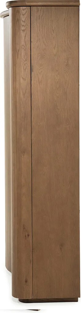 Hoge Design Kast Eikenhout Bruin - 120x50x210cm.