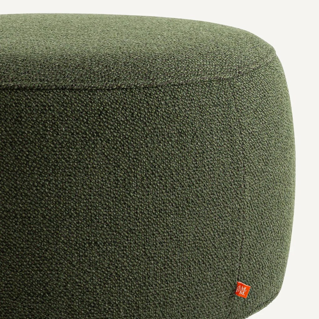 Rosebury XL poef met bouclé effect, ontwerp Emmanuel Gallina