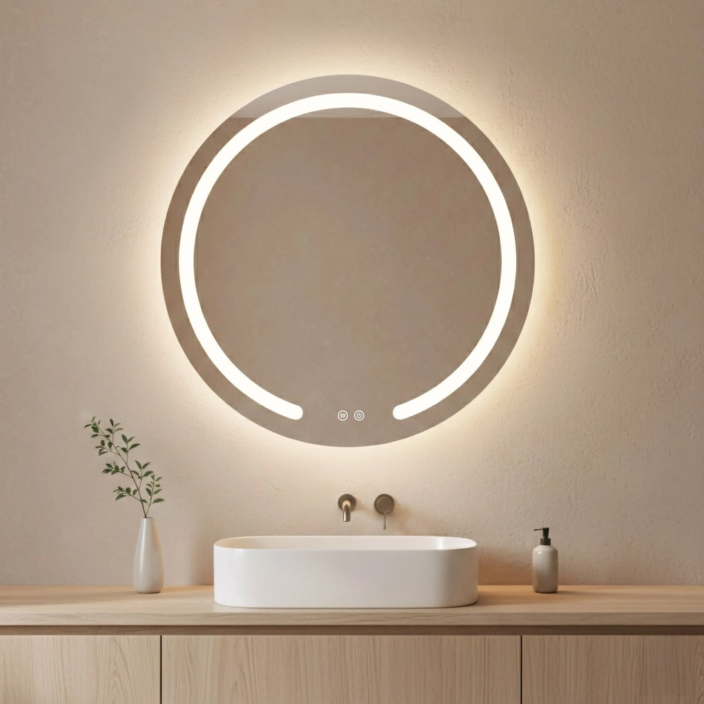 LED Spiegel 70cm Modern