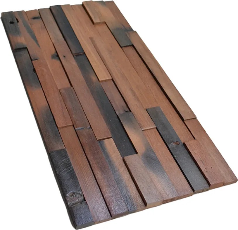 Houten Mozaïekpaneel | Shipwood XL | 30×60 cm | Hout | Tegel