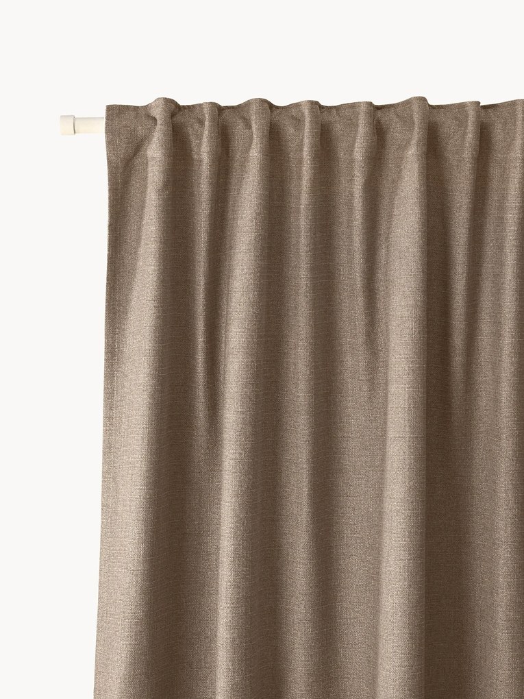 Ondoorzichtige multi-band gordijnen Jensen, 2-delig, B 130 cm