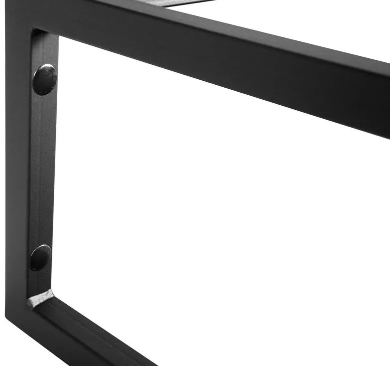 Sapho Industrial wastafel frame mat zwart 75cm
