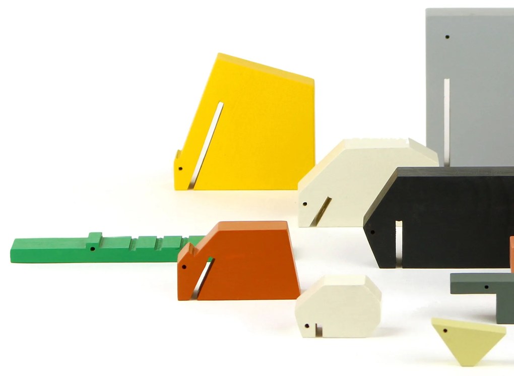 Houten Dieren - Floris Hovers - 13-delig