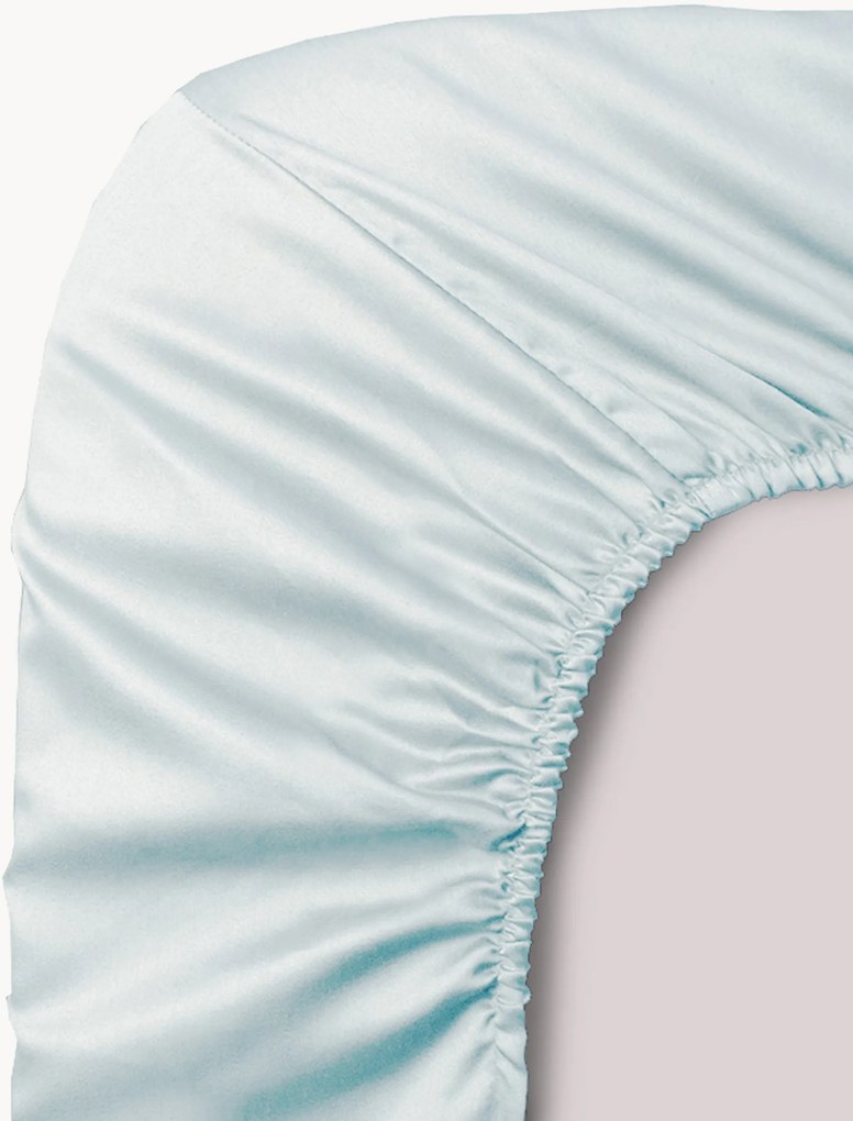 Boxspring hoeslaken Ava van katoensatijn, H 30