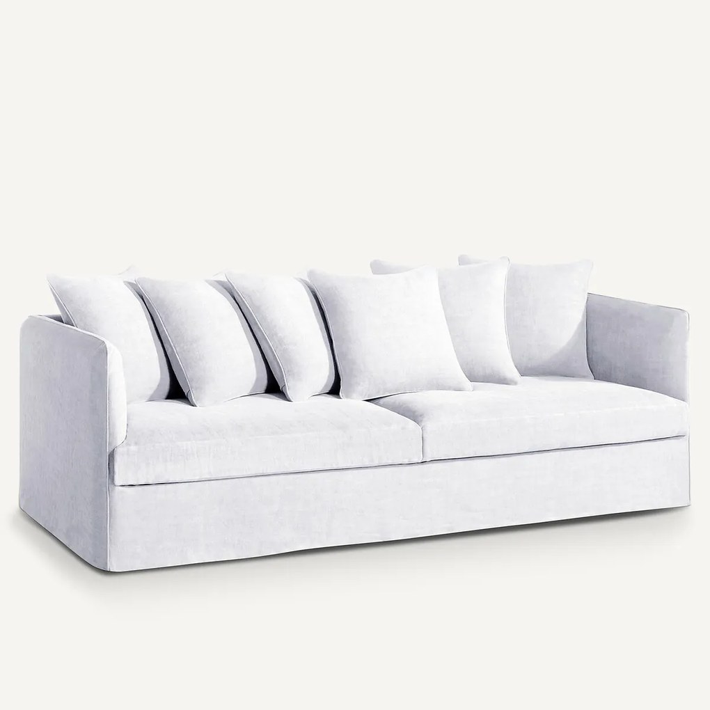 Bank 3-, 4- of 5-zits in dik stonewashed linnen, Neo Chiquito