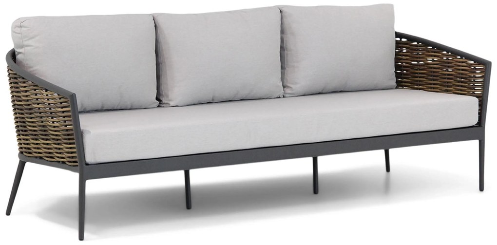 Stoel en Bank Loungeset 5 personen Aluminium Taupe Coco Coco Palm