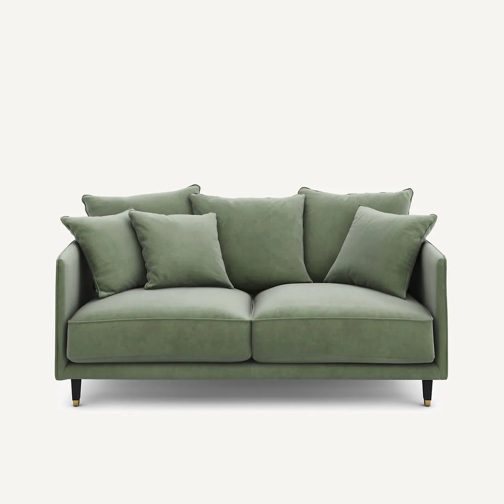 3-zits compacte fluwelen zetel, Lazare