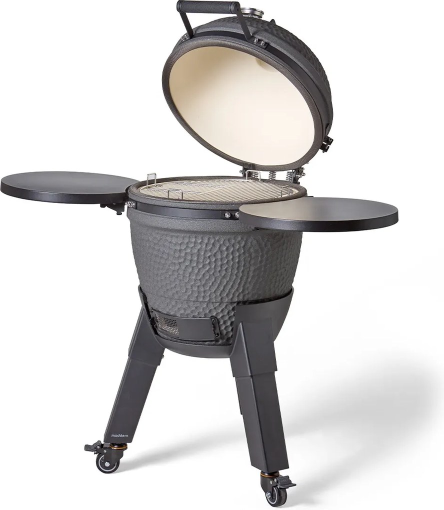 Moddern charcoal grey Complete kamado - houtskoolbarbecue