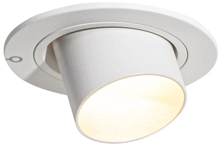 Moderne inbouwspot wit GU10 35mm rond kantelbaar - Installa