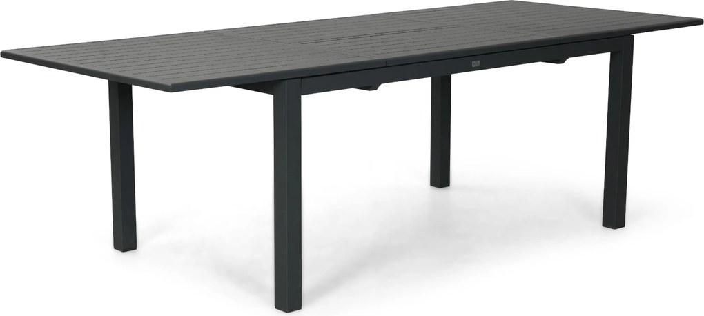 Tuinset 6 personen 160 cm Aluminium Grijs Presto Brentino/Arvento