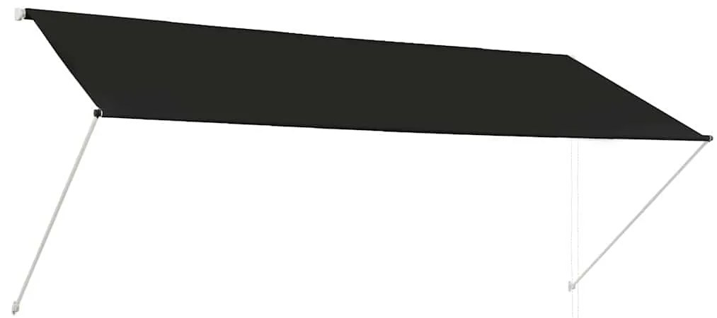 vidaXL Luifel uittrekbaar 300x150 cm antraciet