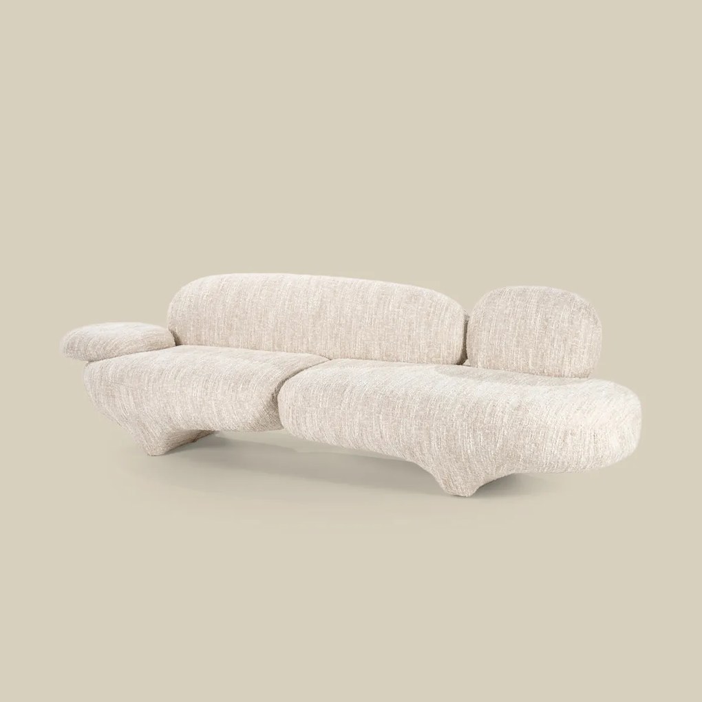 Design Bank Organische Vorm Beige