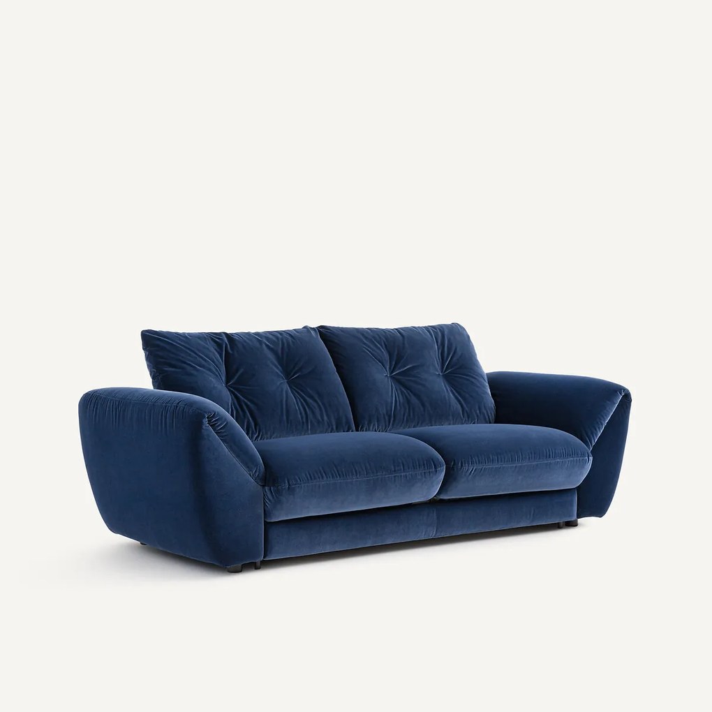 Omvormbare 3-zitsbank van fluweel Edgar