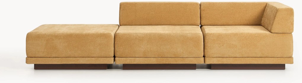 Modulaire bank Colin (4-zits) met poef