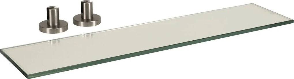 Plieger Vigo glazen planchet 50cm geborsteld chroom