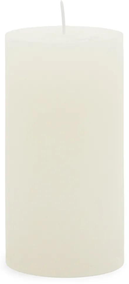 Rivièra Maison - Pillar Candle Rustic white 7x13 - Kleur: bruin