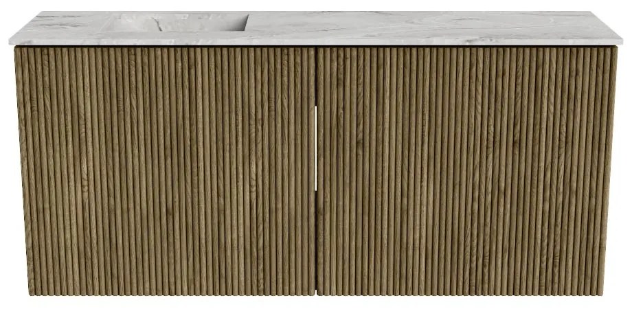 Mondiaz Joya DLux 90cm toiletmeubel dusk met wastafel faye links zonder kraangat glace