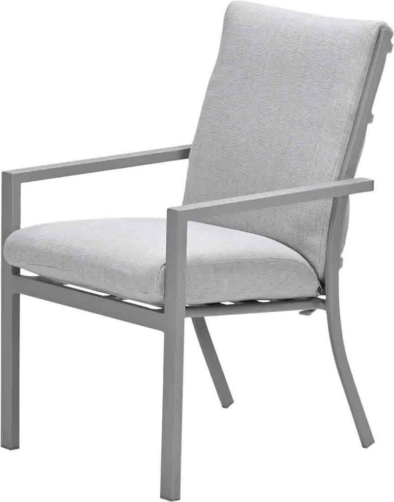 Garden Impressions Senja tuinset 5-delig valley sand - Tulli tuintafel 180x115 cm - light teak vironwood