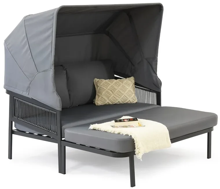 Berno Garden Point metalen tuinstoel antraciet