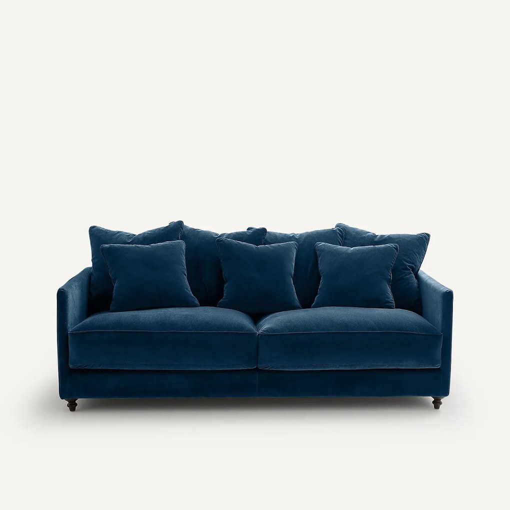 Omvormbare 3-zits fluwelen zetel, Lazare