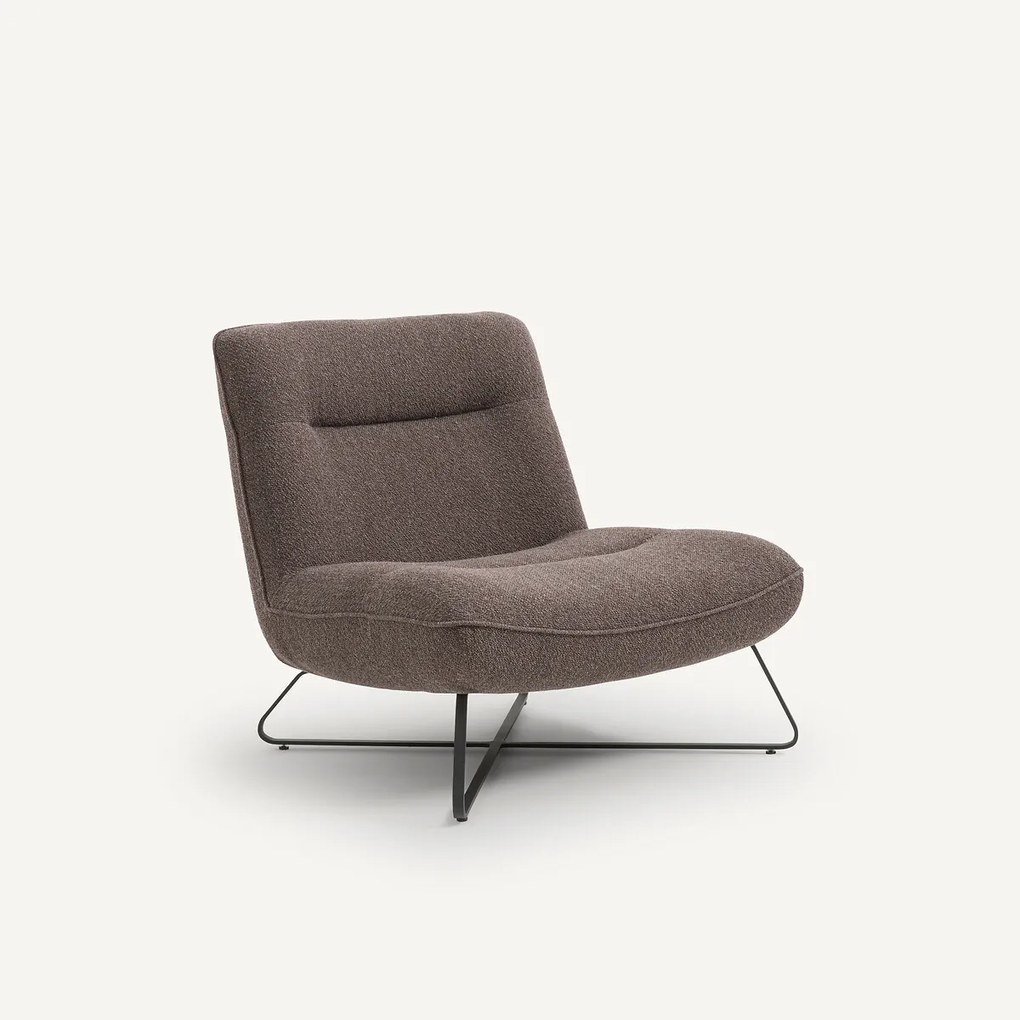 Fauteuil in bouclé stof, Helma