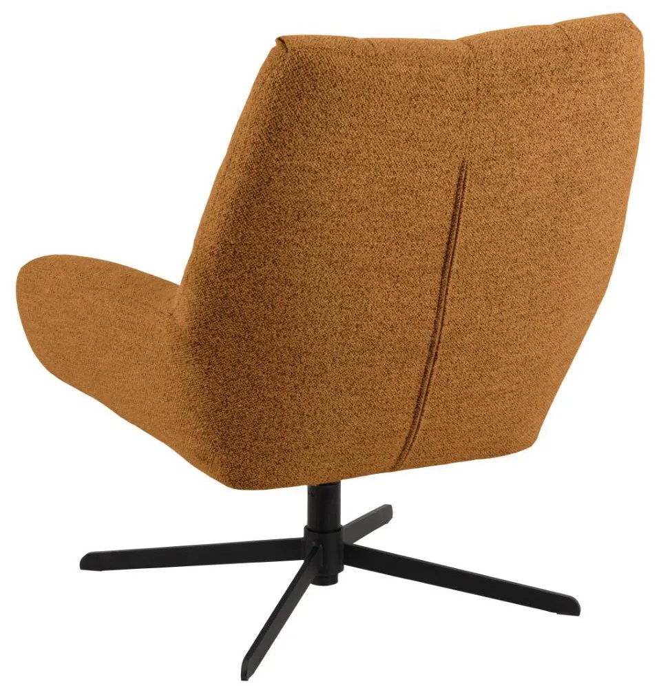 Draaibare Fauteuil Caramel Boucle