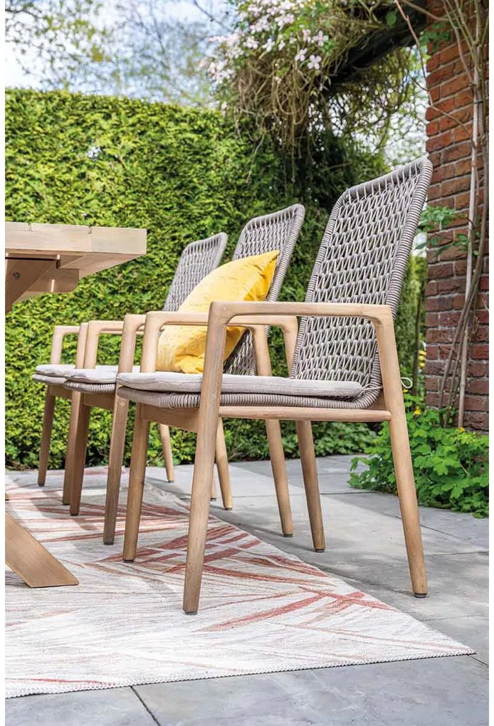 Garden Impressions Luando tuinset 7-delig - Tamako tuintafel ovaal 220x115 cm